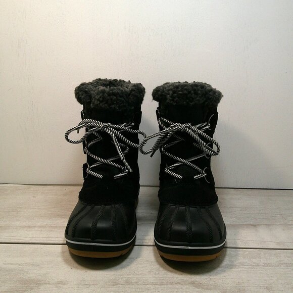 Kids' Kit Winter Boots - Cat & Jack Size 13 Black - Picture 3 of 10